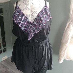Lane bryant swim romper